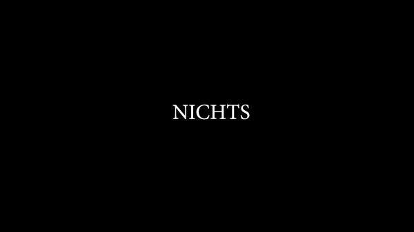 AM ANFANG WAR DAS NICHTS...